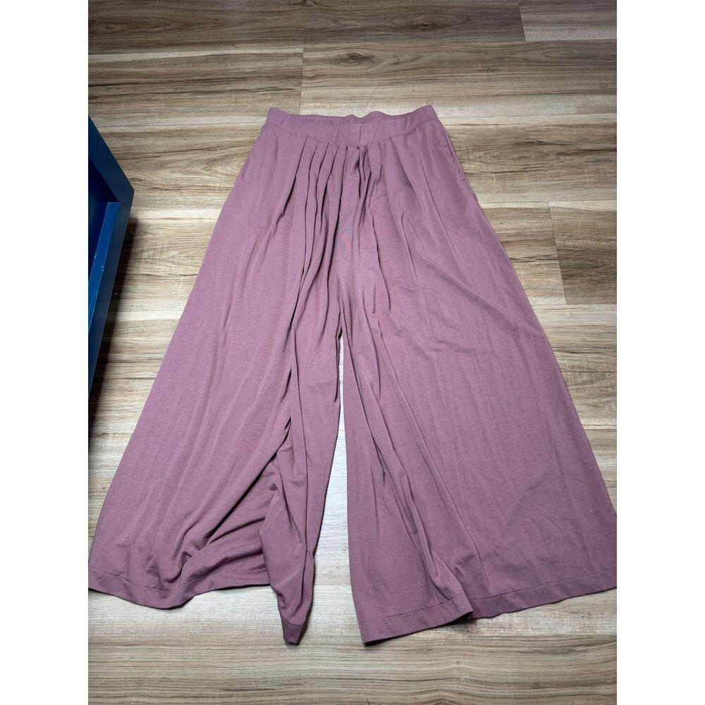 UNIQLO Soft Brushed Easy Pants – Pink – Size L